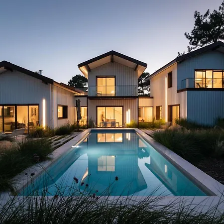 Magnifique D'architecte Avec Vue Sur Le Bassin D'arcachon Au Village Du Canon - Cap Ferret * Lège-Cap-Ferret