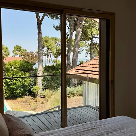 Magnifique D'architecte Avec Vue Sur Le Bassin D'arcachon Au Village Du Canon - Cap Ferret Villa Lège-Cap-Ferret